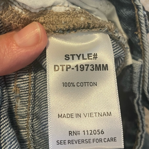 Zenana 100% Cotton Medium Wash Denim Jeans - Picture 6 of 6